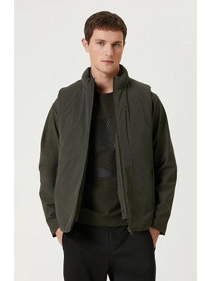 Network N-Tech Khaki Jacket Convertible To Vest
