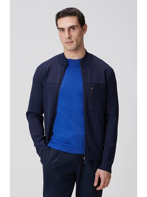 Network Navy Pocket Detail Knit Jacket