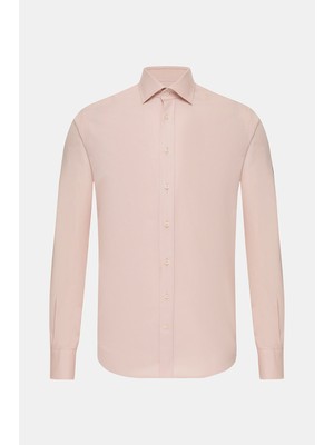Vakko Salmon Twill Shirt