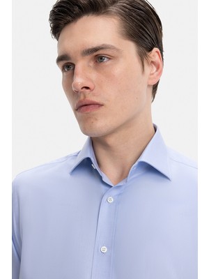 Vakko Blue Twill Shirt