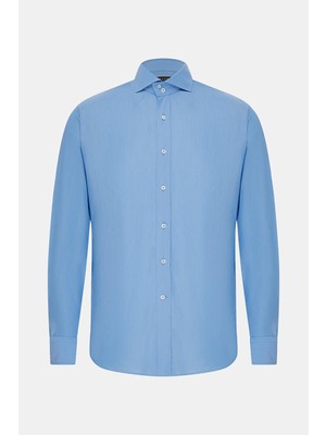 Vakko Cotton Silk Poplin Shirt