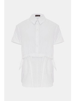 Vakko White Short Sleeve Shirt