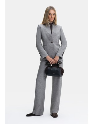 Vakko Mink Wide-Leg Trousers