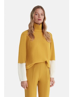 Vakko Mustard Packable Knitwear