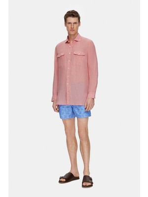 Vakko Linen Casual Shirt