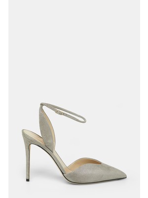 Giorgio Armani Gıorgıo Armanı Silver Leather Shoes
