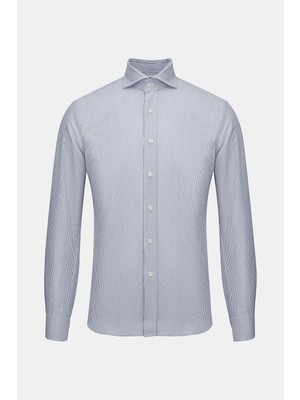 Vakko Striped Casual Shirt