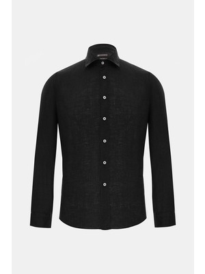 Vakko Linen Casual Shirt