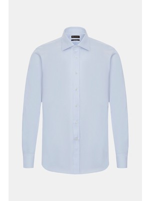 Vakko Micro Pattern Classic Shirt
