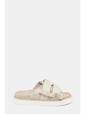 Vakko By Peserıco Beige Slippers