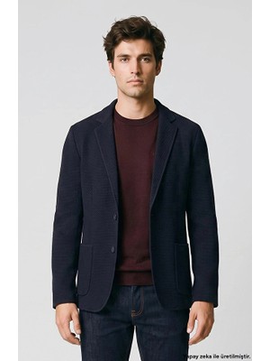 Network Navy Knit Jacket