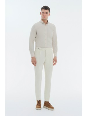 Vakko Corduroy Casual Shirt
