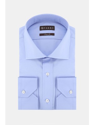 Vakko Poplin Classic Shirt
