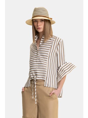 Vakko Multicolor Striped Shirt