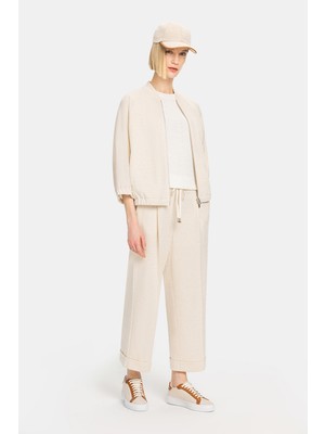Vakko By Peserıco Beige Trousers