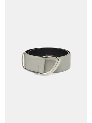 Orciani Orcıanı Grey Leather Belt