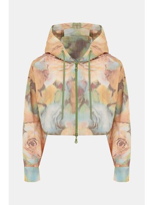 Vakko Light Blue Patterned Jacket