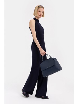 Vakko Navy Trousers
