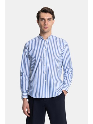 Vakko Striped Casual Shirt