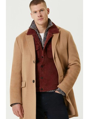 Network Limited Camel Cashmere Overcoat