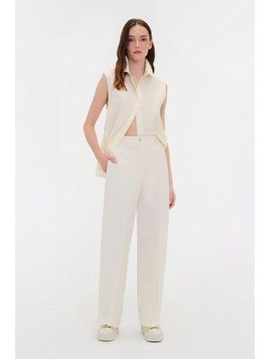 Fabiana Filippi Fabıana Fılıppı White Wide-Leg Trousers