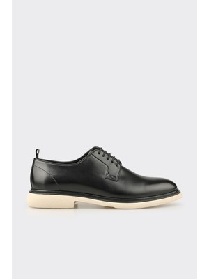 Elle Black Leather Men's Casual Shoes