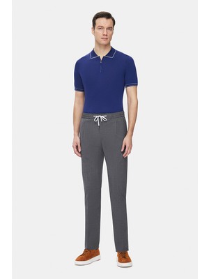 Vakko By PT01 Dark Grey Trousers