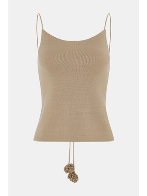 By Malene Birger By Malene Bırger Cream Strappy Blouse