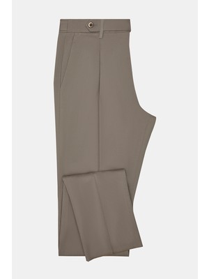 Vakko By PT01 Camel Trousers
