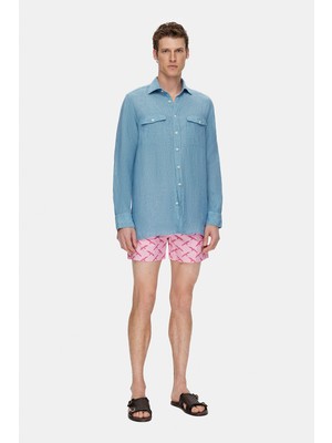 Vakko Linen Casual Shirt