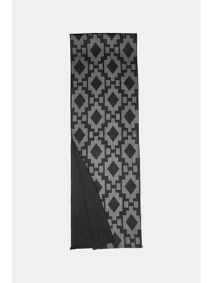 Vakko Reversible Wool Scarf