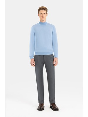 Vakko By PT01 Grey Trousers