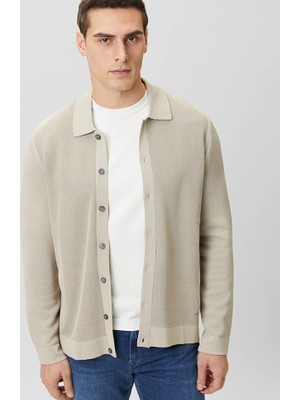 Network Beige Knit Jacket