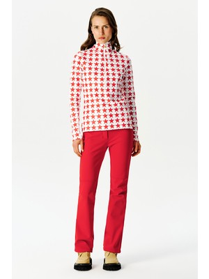 Fusalp Red Straight-Leg Trousers