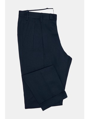 Vakko By PT01 Navy Trousers