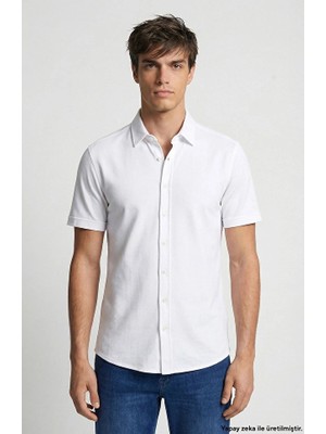 Network White Knit Shirt