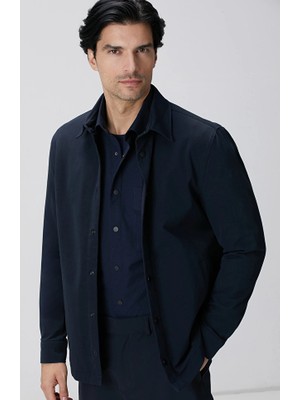 Network N-Tech Navy Overshirt