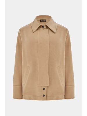Vakko Camel Camel Hair Coat