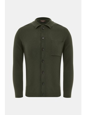 Vakko By Danıele Fıesolı Green Knit Sweater