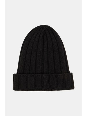Vakko Black Cashmere Beanie