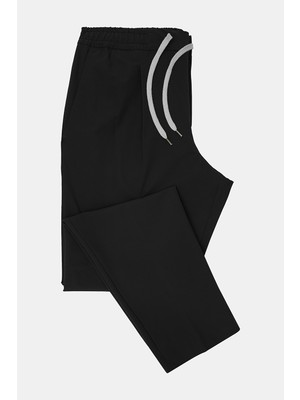 Vakko By PT01 Black Trousers