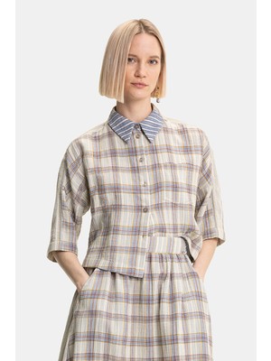 Vakko Multicolor Patterned Shirt