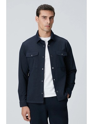 Network Navy Overshirt