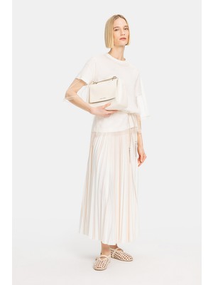 Fabiana Filippi Fabıana Fılıppı White Midi Skirt