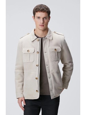 Network Off-White Suede Coat