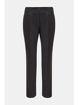 Vakko Black Slim-Leg Trousers