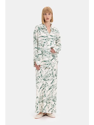 Rohe White Printed Skirt