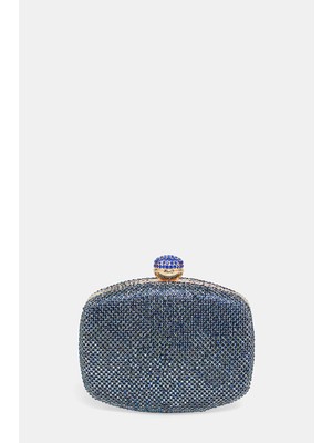 Vakko Navy Textured Bag