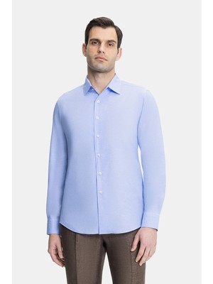 Vakko Cotton Linen Casual Shirt