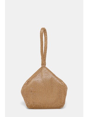 Vakko Beige Textured Bag